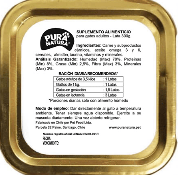 Pura Natura Gato Adulto Sabor Pescado 300 g - Imagen 3