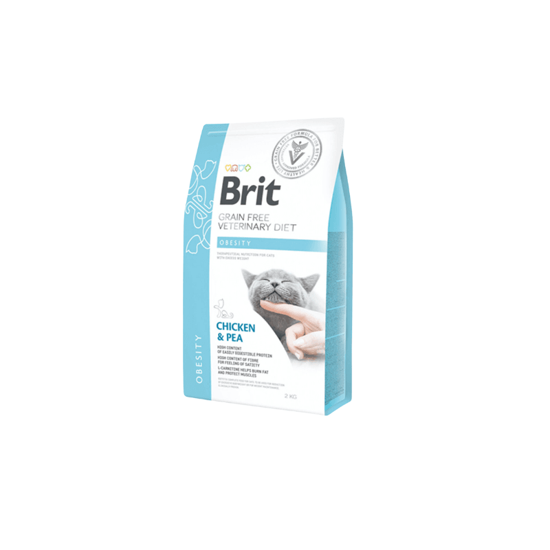 Brit Veterinary Diets Cat Obesity – Bolsa 2 kg