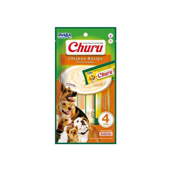 Churu para Perro Chicken Recipe 4 Tubes