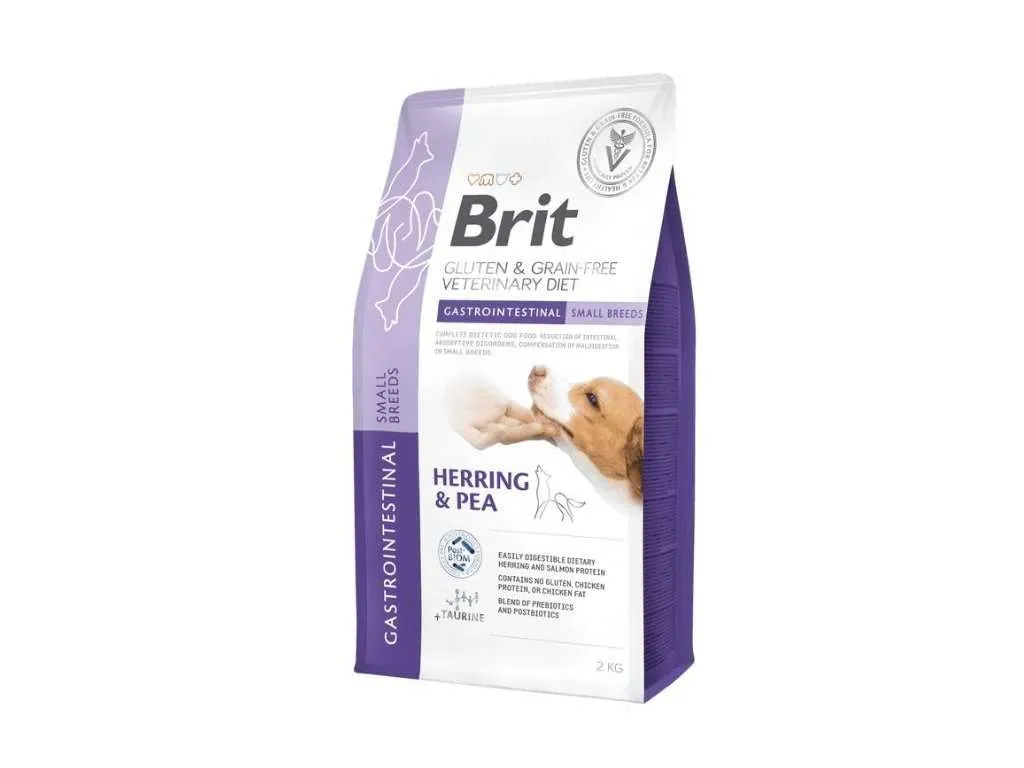 Brit Gluten & Grain-Free Veterinary Diet Gastrointestinal Small Breeds Herring & Pea 2 kg
