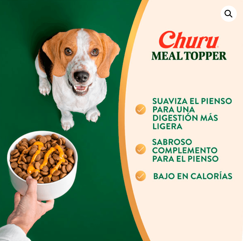 Churu Dog Meal Topper Chicken With Cheese Recipe 4 tubes - Imagen 2