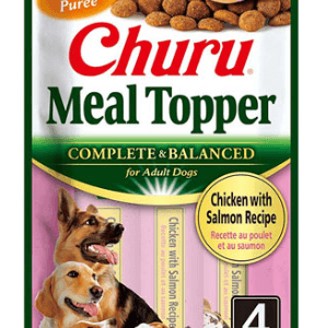 Churu Dog Meal Topper Chicken with Salmon 4 tubos