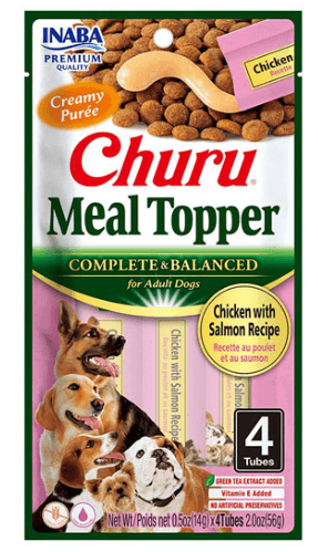 Churu Dog Meal Topper Chicken with Salmon 4 tubos