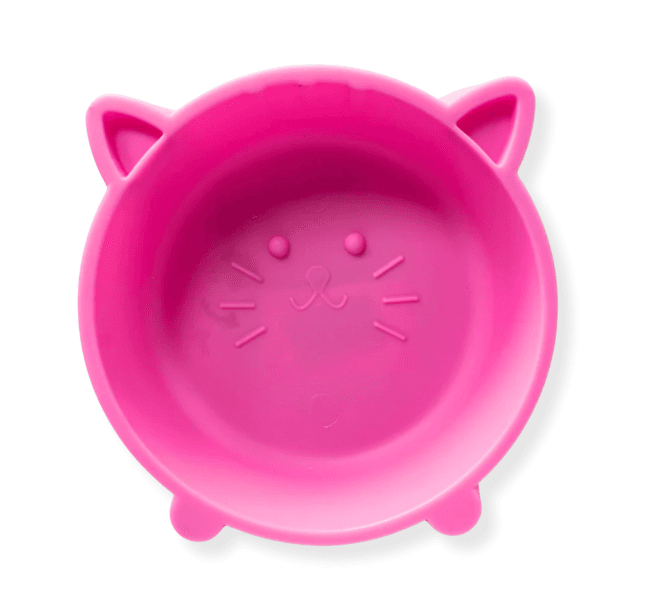 Plato Gato Plastico Cara Gato