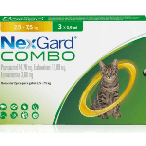 Nexgard Combo 2,5-7,5 kg 3 x 0,9 ml