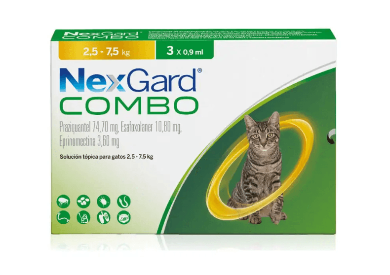 Nexgard Combo 2,5-7,5 kg 3 x 0,9 ml