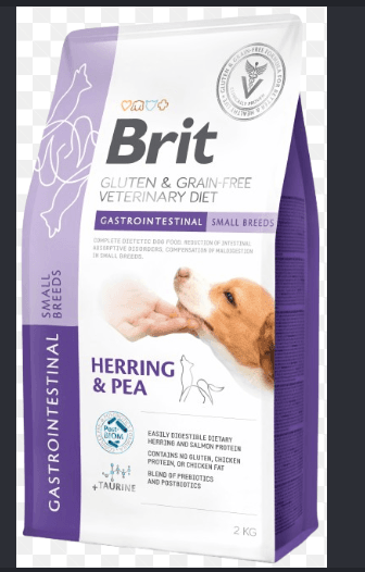 Brit Gluten & Grain-Free Veterinary Diet Gastrointestinal Small Breeds Herring & Pea 2kg