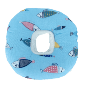 Collar Isabelino Tipo Almohada Talla L Pescados azules