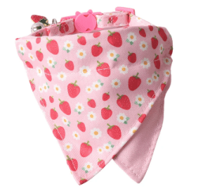 Pañoleta para Mascotas Diseño Fruta - Fresa
